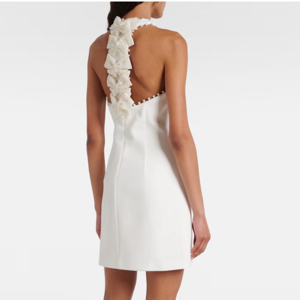 Rebecca Vallance Bridal Therese Pearl Mini Dress